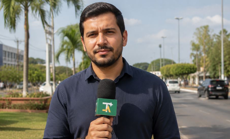 Repórter do Notícias de Mato Grosso em pauta jornalística